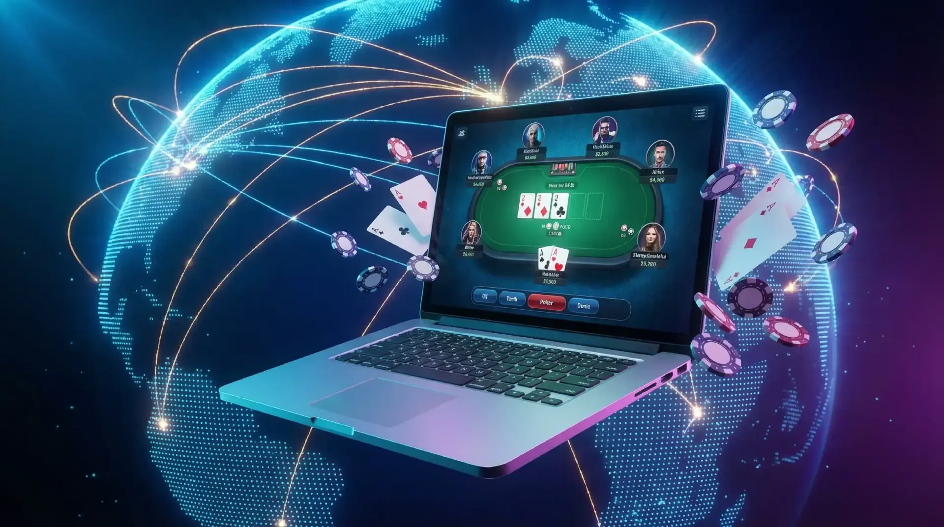 WPT Global App Interface